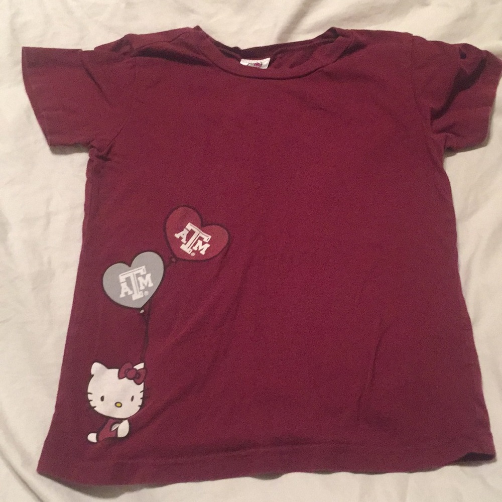 Hello kitty Texas A&M tee